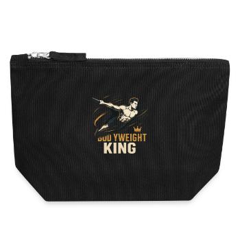 Calisthenics - Canvas Zip Pouch 18 x 19 cm - black - Front