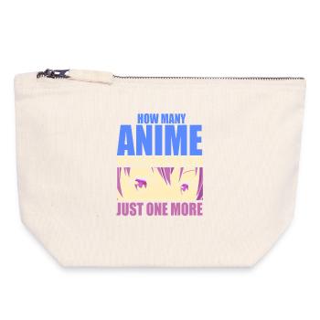 Anime Manga Otaku Kawaii Japon Cosplay Bande dessinée - Pochette zippée en toile 18 x 19 cm - blanc naturel - Devant