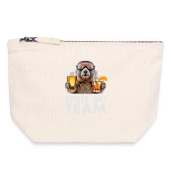 Après-Ski Team Marmot - Canvas Zip Pouch 18 x 19 cm - nature - Front