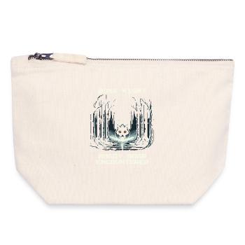 Bosskampf Wildschwein | Wald Bushcraft Jäger - Canvas Zip Pouch 18 x 19 cm - nature - Front