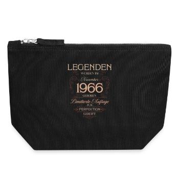 60ème Anniversaire Légende Novembre Millésime 1966 - Pochette zippée en toile 18 x 19 cm - noir - Devant