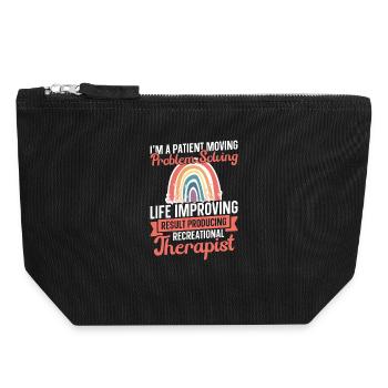  Therapeutic Recreation Must Haves RT Recreational - Canvas Zip Pouch 18 x 19 cm - black - Front