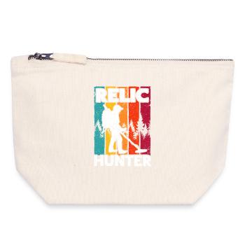 Relic Detector Metal Detector Probes - Canvas Zip Pouch 18 x 19 cm - nature - Front