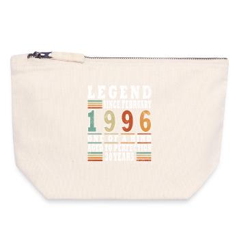 February 1996 Jubilee 1996 Legends February - Canvas Zip Pouch 18 x 19 cm - nature - Front