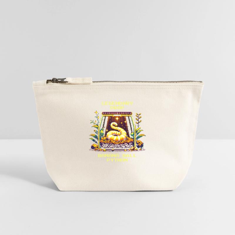 Legendary find: Banana ball python | Python Canvas Zip Pouch 18 x 19 cm