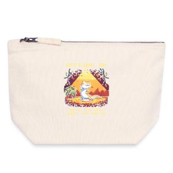 Offline XP: Molting Happens | Reptiles - Canvas Zip Pouch 18 x 19 cm - nature - Front