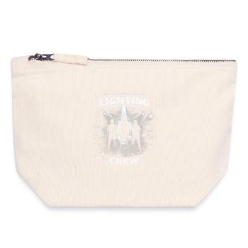 Lighting Technician Lighting Technician Lighting Crew - Canvas Zip Pouch 18 x 19 cm - nature - Front