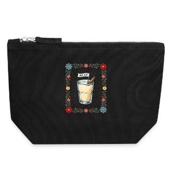 Aucune manifestation pour les droits des immigrés contre l’expulsion - Pochette zippée en toile 18 x 19 cm - noir - Devant