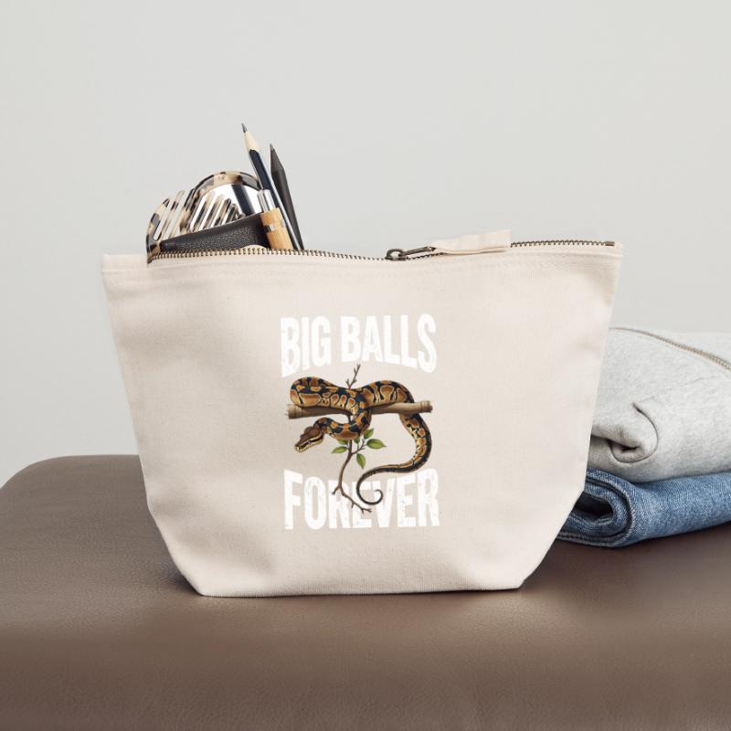 Python roi Serpents Amateurs de terrarium Python Pochette zippée en toile 18 x 19 cm