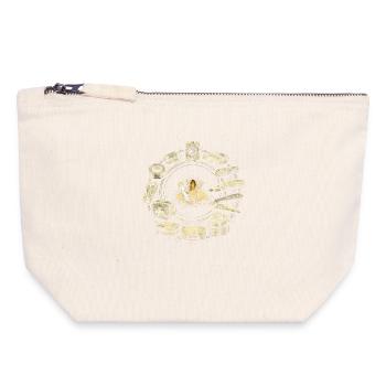 Prepper Survivalists - Canvas Zip Pouch 18 x 19 cm - nature - Front