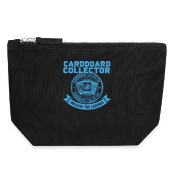 Le collectionneur de carton déchaîne le commerce des légendes - Pochette zippée en toile 18 x 19 cm - noir - Devant