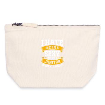 caretaker - Canvas Zip Pouch 18 x 19 cm - nature - Front