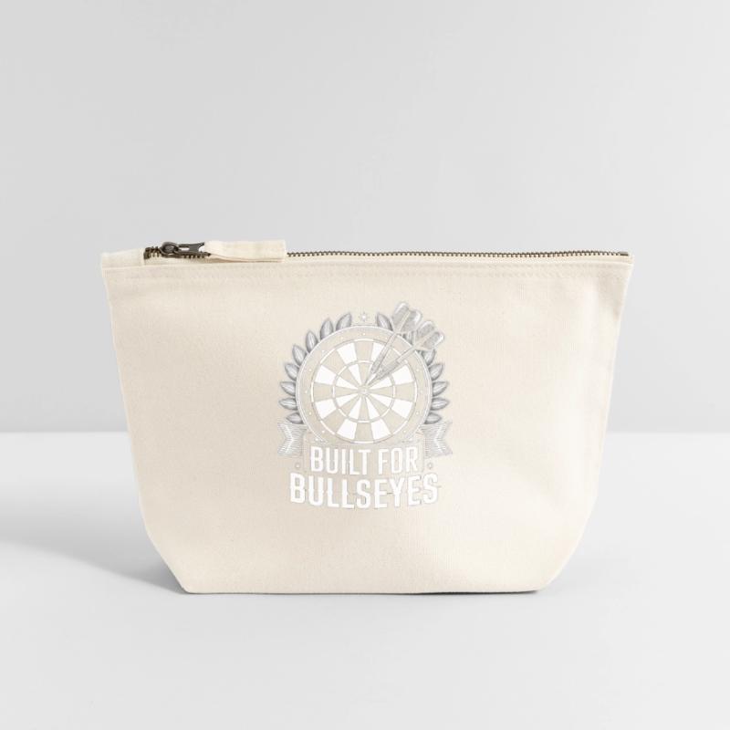 Conception de fléchettes pour joueurs de fléchettes pour les fans de fléchettes Pochette zippée en toile 18 x 19 cm