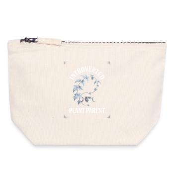 Introverted Plant Parent Moon Palms - Canvas Zip Pouch 18 x 19 cm - nature - Front