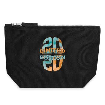 LIMITED EDITION 2020 6 YEARS 6TH BIRTHDAY - Canvas Zip Pouch 18 x 19 cm - black - Front