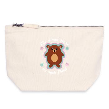 There's still room for a cookie - Canvas Zip Pouch 18 x 19 cm - nature - Front