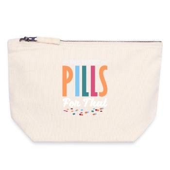 Pharmacist Pharmaceutical Technical - Canvas Zip Pouch 18 x 19 cm - nature - Front