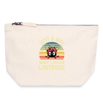 Ladybird - Canvas Zip Pouch 18 x 19 cm - nature - Front