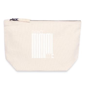 Stop Mimimi – Agir, au lieu de se plaindre - Pochette zippée en toile 18 x 19 cm - blanc naturel - Devant