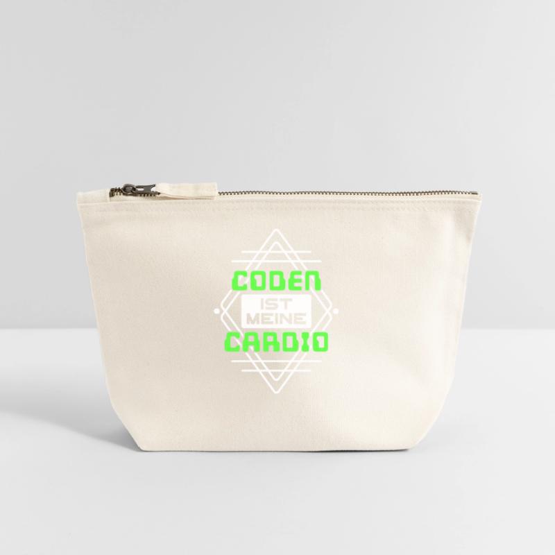 Déclaration de Coden Développeur Computerfreak Scripting Pochette zippée en toile 18 x 19 cm