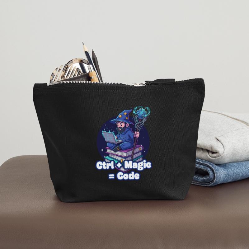 Assistant Ctrl Magic Code Pochette zippée en toile 18 x 19 cm