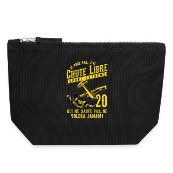 Free Fall Extreme Sport 2020 - Canvas Zip Pouch 18 x 19 cm - black - Front