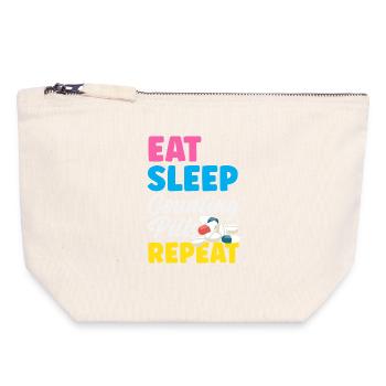 Pharmacien Technicien Pharmaceutique - Pochette zippée en toile 18 x 19 cm - blanc naturel - Devant
