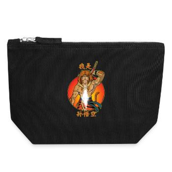 I am Sun Wukong - Pochette zippée en toile 18 x 19 cm - noir - Devant
