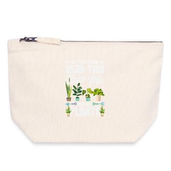 Garten- Und Pflanzenliebhaber Geschenke - Canvas Reißverschluss-Täschchen (18 x 19 cm) - Naturweiß - Vorne