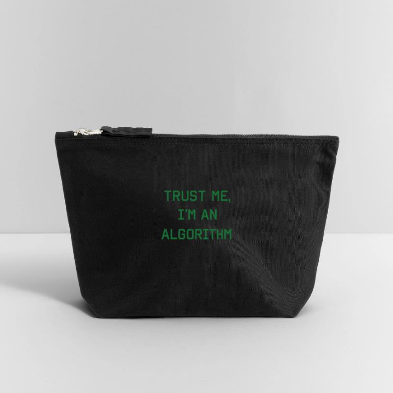 Croyez-moi, je suis un algorithme – Nerd & Programmeur Pochette zippée en toile 18 x 19 cm