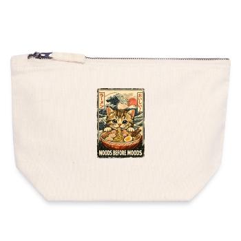 Maneki Neko Fortune Ramen - Canvas Zip Pouch 18 x 19 cm - nature - Front