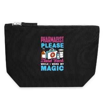 Pharmacist Pharmaceutical Technical - Canvas Zip Pouch 18 x 19 cm - black - Front