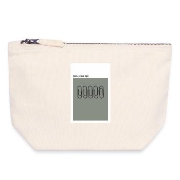 Chaos German Style Paper Clip - Canvas Zip Pouch 18 x 19 cm - nature - Front