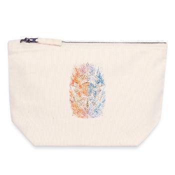 Archery Archer - Canvas Zip Pouch 18 x 19 cm - nature - Front