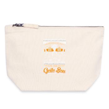 Model Railway Model Railway - Canvas Zip Pouch 18 x 19 cm - nature - Front