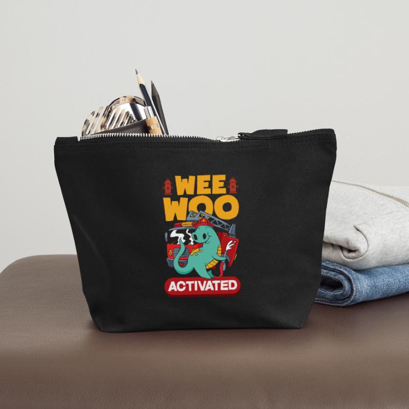 Wee Woo Squad Fire Tiny Firefighter Canvas Zip Pouch 18 x 19 cm