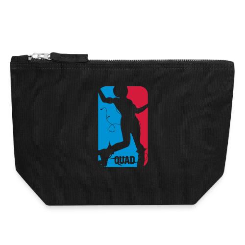 Tshirt Roller Quad (roller disco) - Pochette zippée en toile 18 x 19 cm