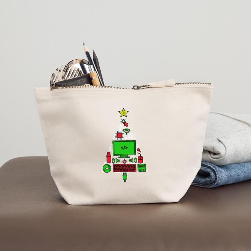 Code Debug Scripting Developer Computer Geek Canvas Zip Pouch 18 x 19 cm