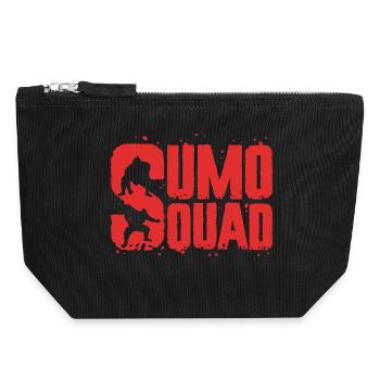 Sumo wrestlers Sumo Wrestling Nagoya Sumo Squad - Canvas Zip Pouch 18 x 19 cm - black - Front