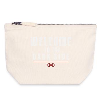 Welcome To The Dark Side – Dark Temptation - Canvas Zip Pouch 18 x 19 cm - nature - Front