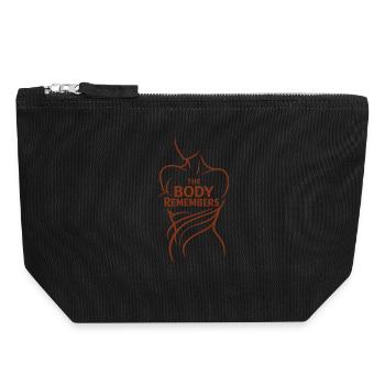 Somatic Healing Somatic Therapy - Canvas Zip Pouch 18 x 19 cm - black - Front