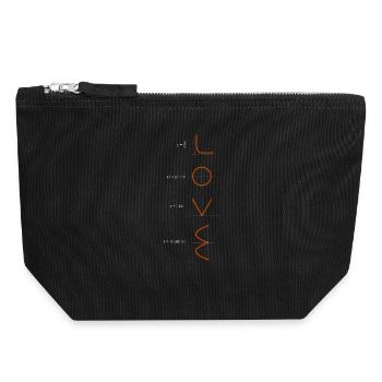 all you need .... - Canvas Zip Pouch 18 x 19 cm - black - Front