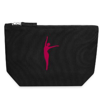 Dancing Dance - Canvas Zip Pouch 18 x 19 cm - black - Front