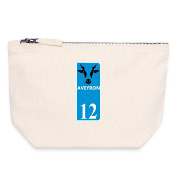 Aveyron - Canvas Zip Pouch 18 x 19 cm - nature - Front