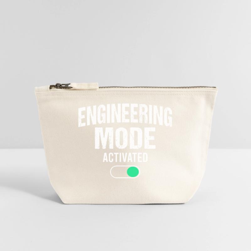 Mechanical Engineering Mechanical Engineer Canvas Zip Pouch 18 x 19 cm