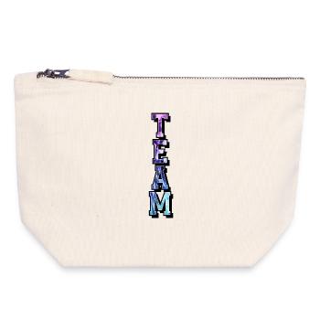 Team - Canvas Zip Pouch 18 x 19 cm - nature - Front