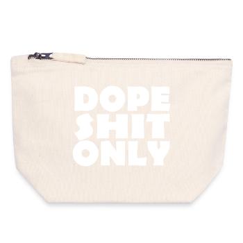 shit - Canvas Zip Pouch 18 x 19 cm - nature - Front