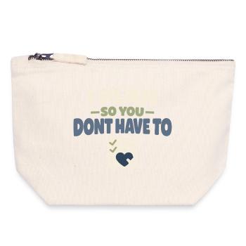 Family Provision Emergency Planner Prepper - Canvas Zip Pouch 18 x 19 cm - nature - Front