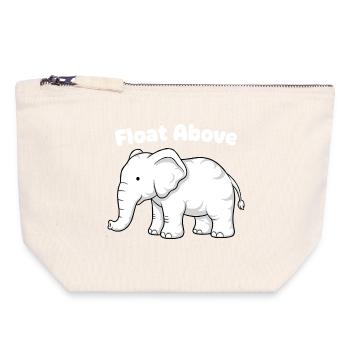 Float Above Elephant - Canvas Zip Pouch 18 x 19 cm - nature - Front