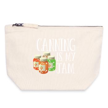 Canning Is My Jam - Canvas Zip Pouch 18 x 19 cm - nature - Front